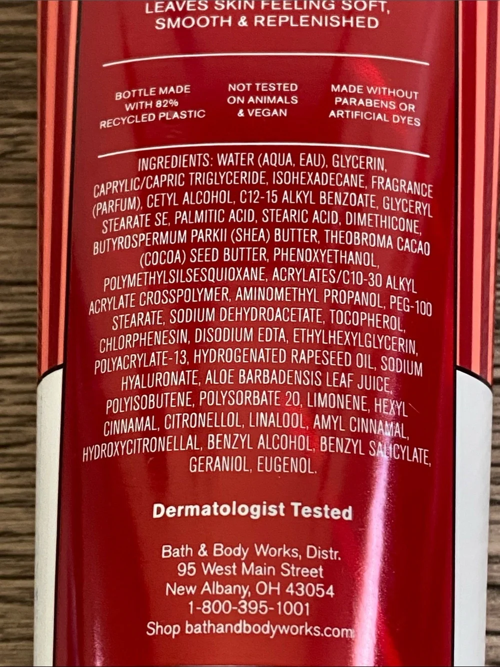 Bath & Body Works Winter Candy Apple Body Cream 8 oz